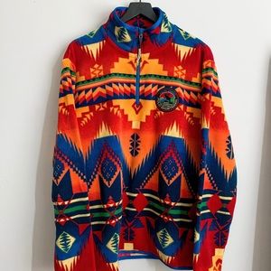 Ralph Lauren Polo Sportsman Aztec Pullover Fleece